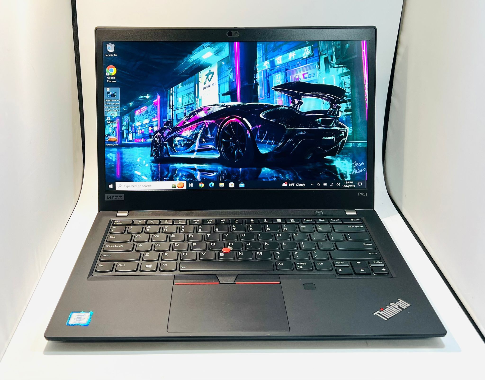 Lenovo ThinkPad P43S i7-8665u 2.11Ghz 32GB RAM 500GB SSD NVIDIA Quadro P520 2GB-VRAM TouchScreen