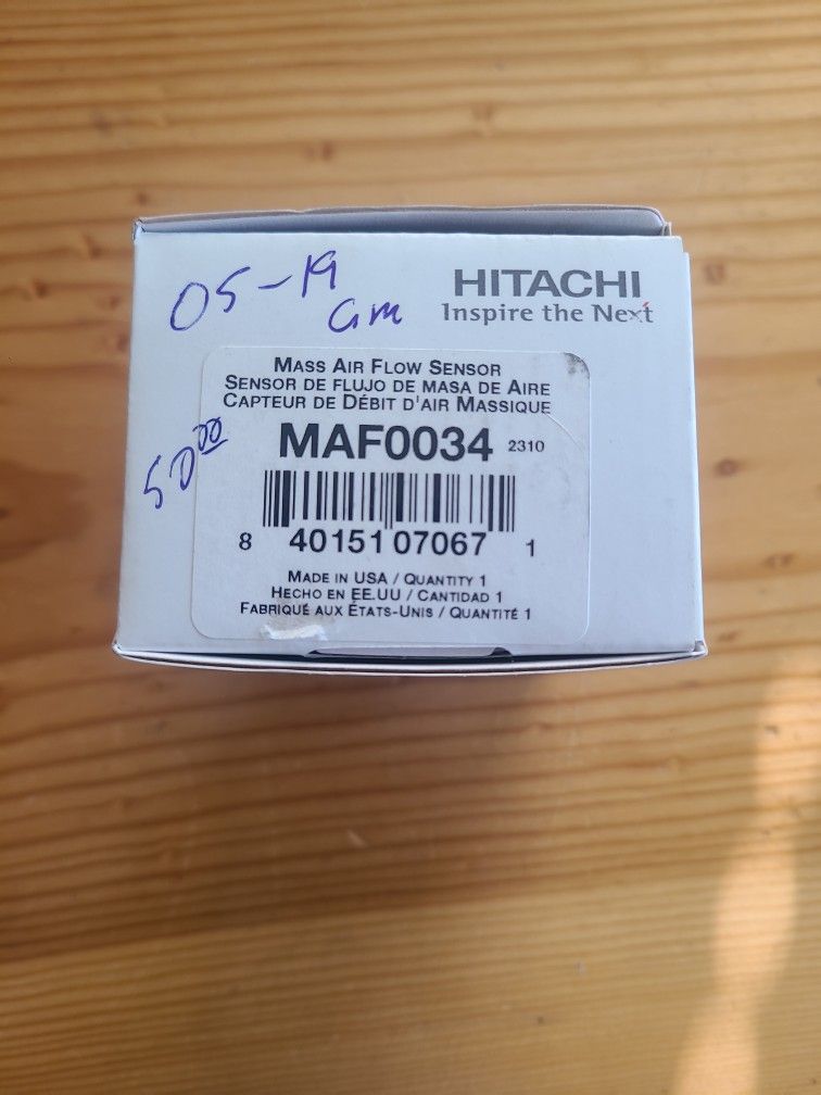 New M.A.F. Sensor For 05-2019 Gm Products 