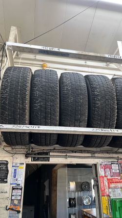 Set used tires 245 75 17