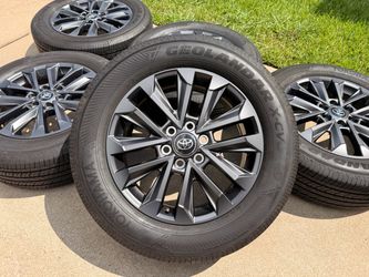 5x 20s OEM Toyota Land Cruiser Wheels and Tires  265/60/20 Tundra Sequoia Lexus Tacoma 4Runner