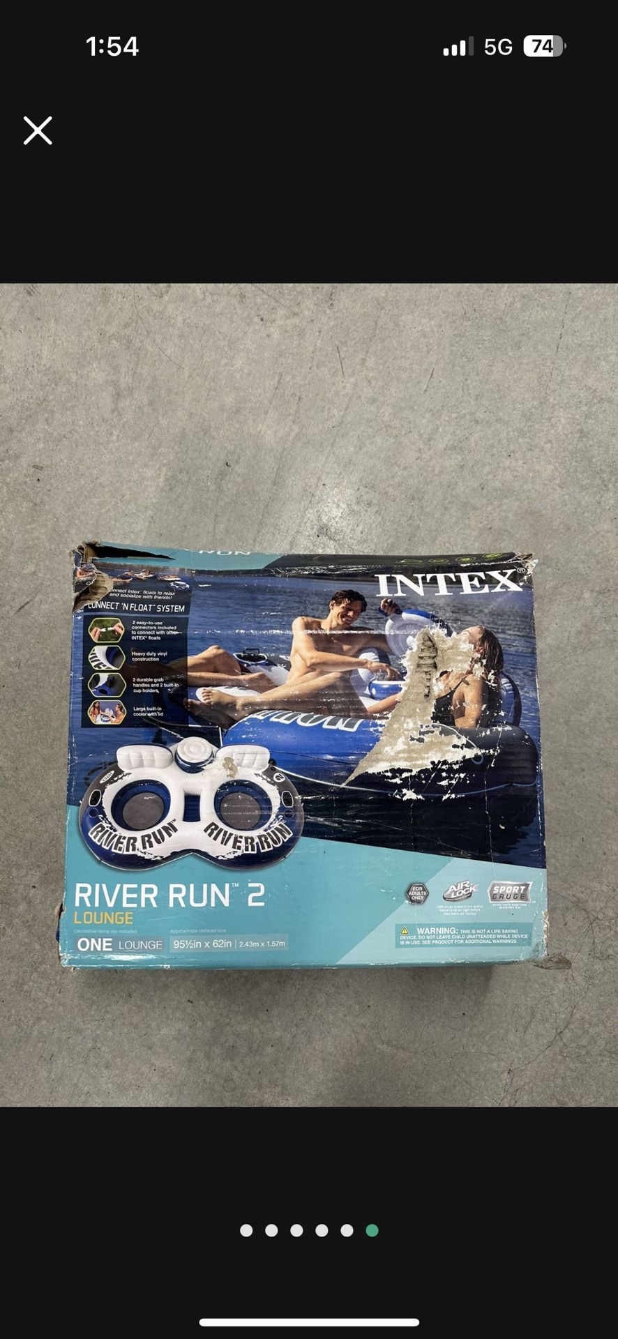Two Person Tube With Cooler