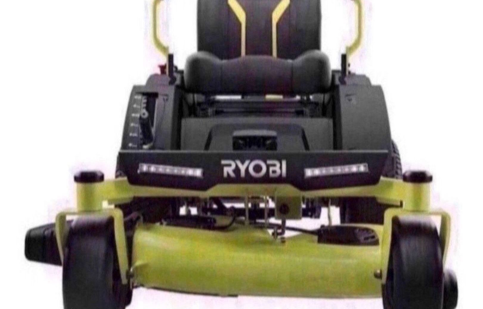 ROYOBI - 42 in. 75 Ah Battery Electric Riding Zero Turn Mower