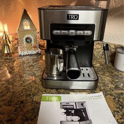 Tru espresso maker like new only used it two times