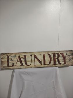 Laundry sign