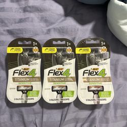 3 Packs Of Bic Flex4 