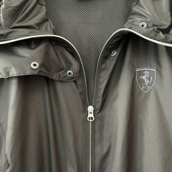 Ferrari Women’s Formula 1 Racing Jacket Windbreaker Size XL Mens Size Medium 