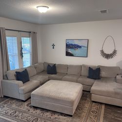 Grey/beige Sectional Couches for Sale!!! 