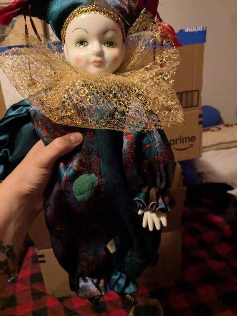 Porcelain Clown Doll