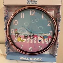Hello kitty and friends wall clock new
