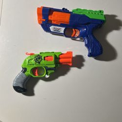 Two Toy Guns Nerf