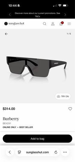 Burberry BE4291 Shield Sunglasses – Like New – No Scratches – Authentic