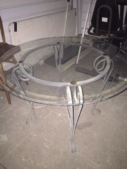 Glass table