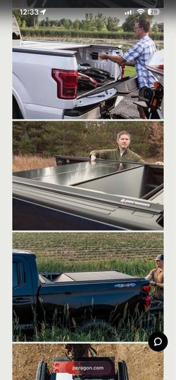 Peragon 8ft Truck Bed Cover - Retractable