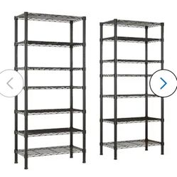 -Used HDX 7 Shelfs cart 36"x16"x72"
-With casters , good condition 