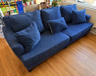 Priced to Sell!!  Navy Blue Sofa – Excellent Condition