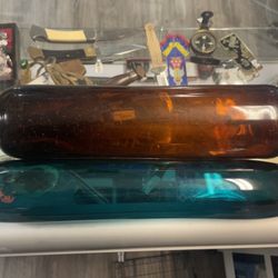 Vintage / Antique Glass Rolling Pins 