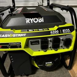 Riobi 6500-Watt Gasoline Powered Portable Generator with CO Detect Shutdown Sensor
