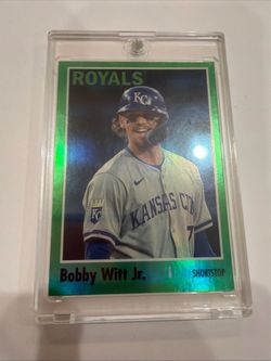 Bobby Witt Jr. Kansas City Royals Green Chrome Baseball Card 54/99