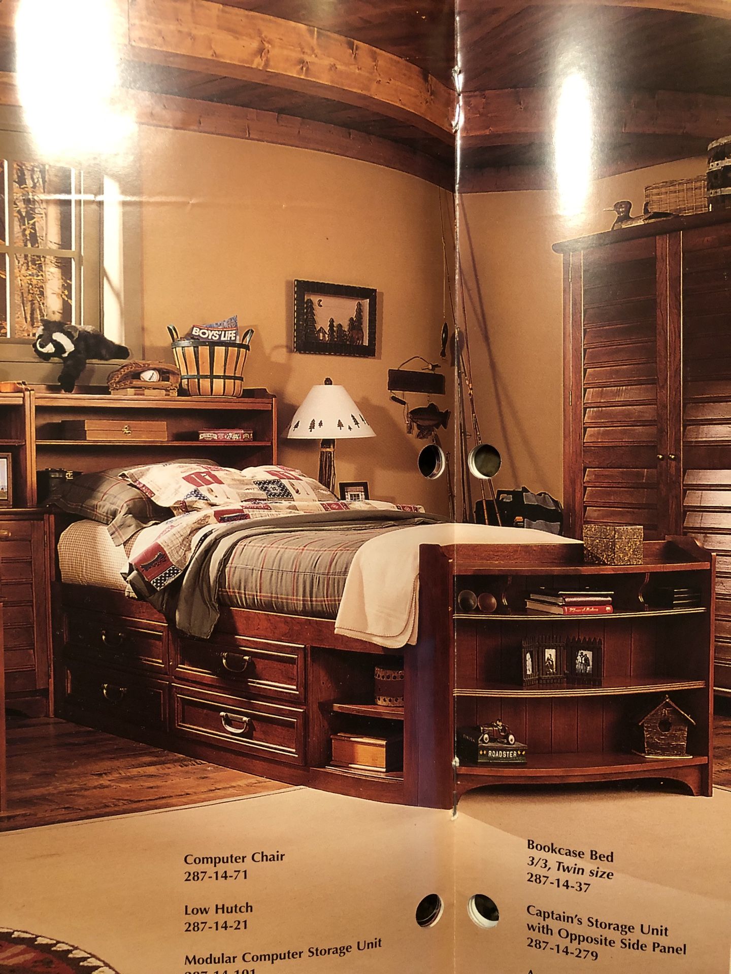 Stanley “Young America” Harbortown Bed (Cherry)