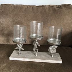 New! Beach Themed Candle Holder