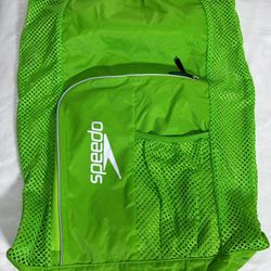 Speedo Unisex Deluxe Ventilator Mesh Swim/Equipment Bag - 18 X 24 Lime Green 