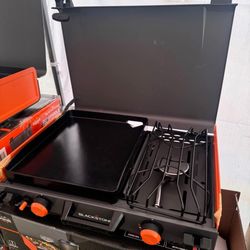 Blackstone Adventure Ready 20"x14" 2-Burner Propane Camping Griddle with Latching Hood and Handle