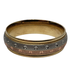 Wedding Band Ring in 10k Yellow Gold WGB-026