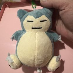 Pokémon Snorlax Plush Toy Bag Clip