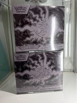 Pokemon Center Exclusive Pitch Black Elite Trainer Box ETB 2x