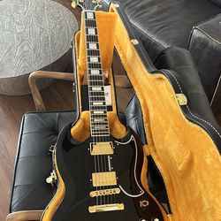Gibson Custom SG Custom Electric Guitar Ebony