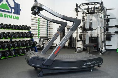 Assault Runner Elite non-motorized, self-powered curved treadmill designed for high-intensity interval training (HIIT) and performance running