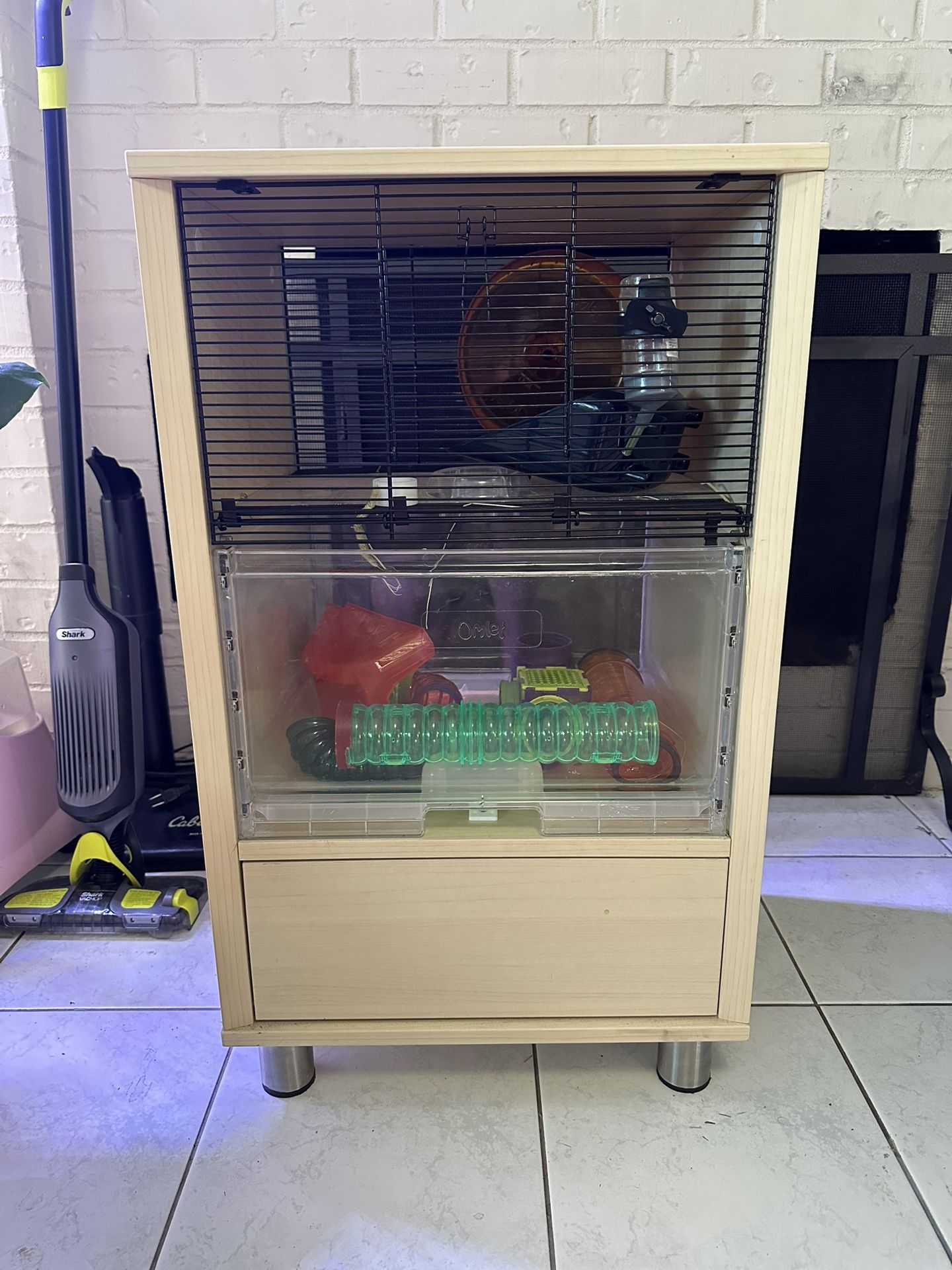 Owlet Modern Hamster Cage With Storage