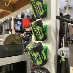 Custom Battery Holders Hangers Management 