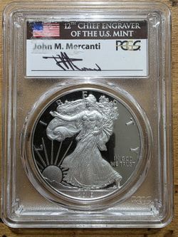 2019 Silver Eagle (Graded And Signed)