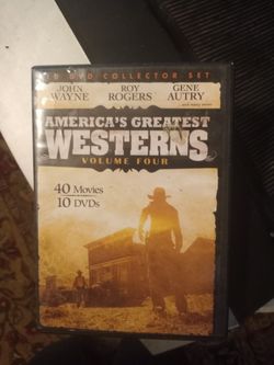 John Wayne Movie 40 Movies On It 10 DVDs