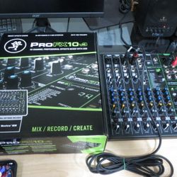 Mackie ProFX10v3 10 Channel Professional Mixer With USB 