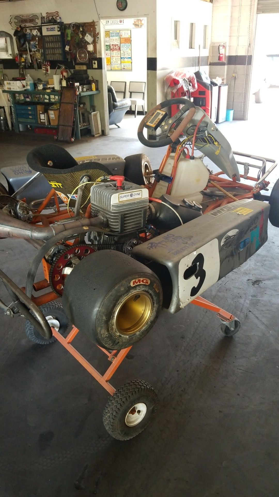 KGB go kart with kt100 engine