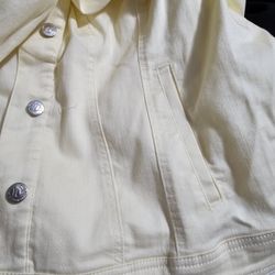 Dress Barn Yellow Denin Jacket