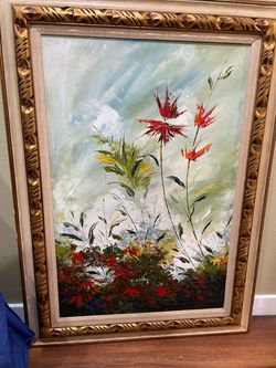 Flower Frame painting