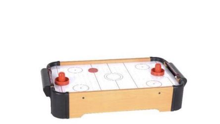 Miniature air hockey table