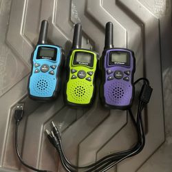 Walkie Talkie’s Set Of 3 