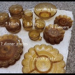 Amber Dishware Set
