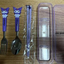 New kuromi cutlery set