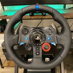 Logitech-G29 with Vevor Racing Wheel Stand
