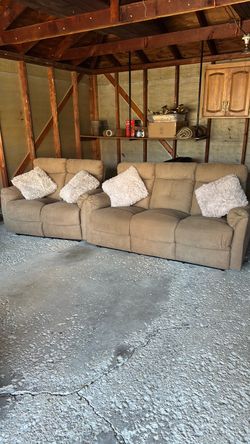 Large Sectional Recliner Sofa and loveseat