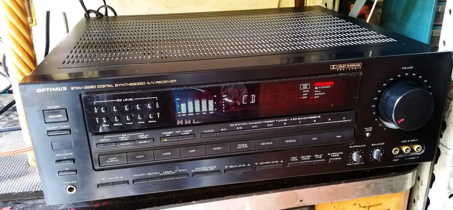 Optimus STAV-3260 receiver / amp 7.1 home theater system