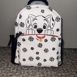 Danielle Dani Nicole Disney 101 Dalmatians Peekaboo Paw Prints Mini Backpack NEW