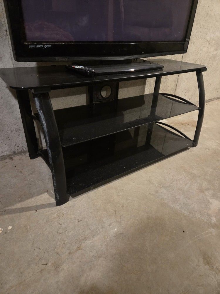 Black TV Stand