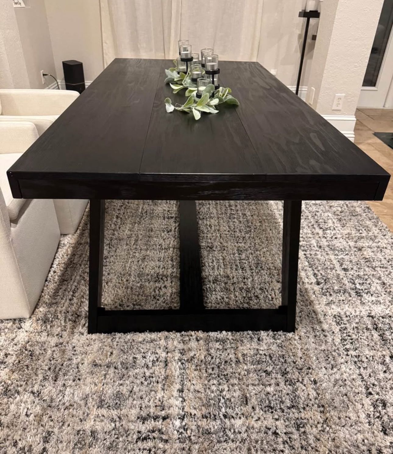 Black Dining Room Table 