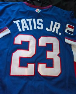 San diego Padres Fernando Tatis Jr. World baseball classic jersey Dominican Republic